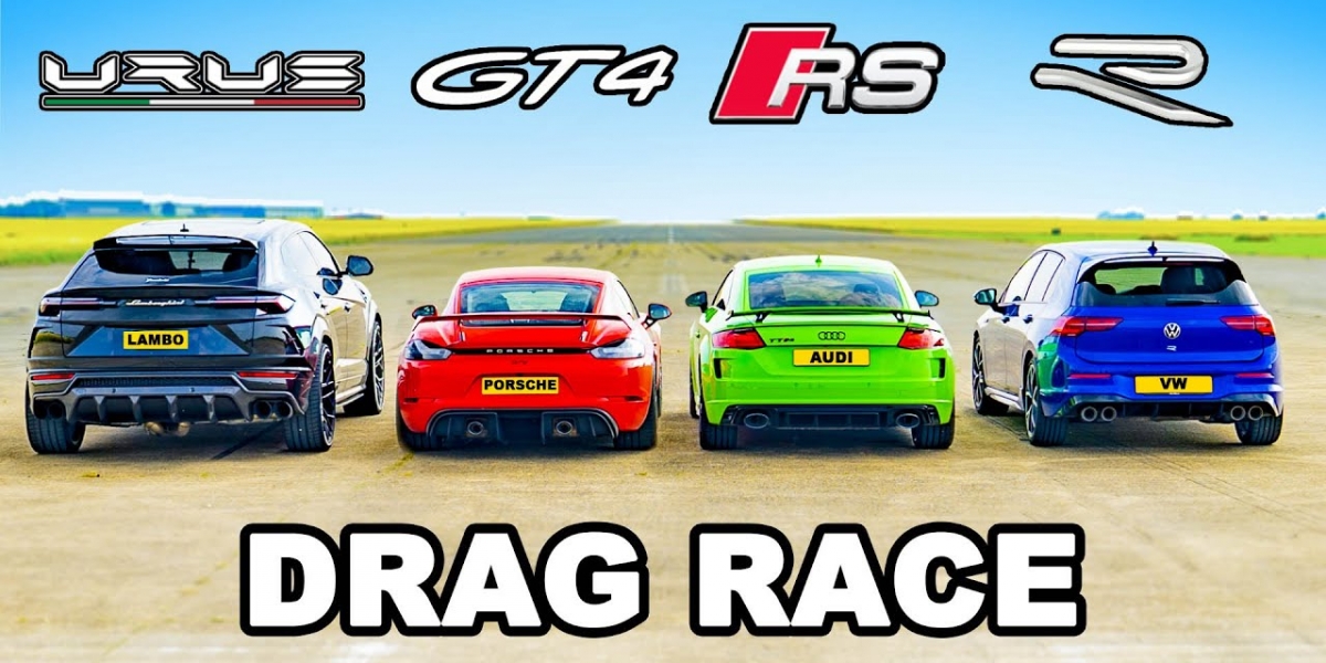 汽缸越多越會跑?Urus、Cayman GT4、TT RS、Golf R的異種格鬥戰!