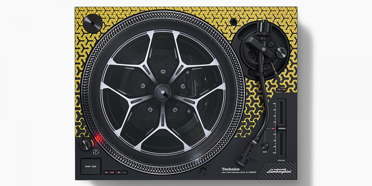 蠻牛與黑科技的邂逅!Technics 聯手 Lamborghini 推出限量超跑黑科技唱盤!
