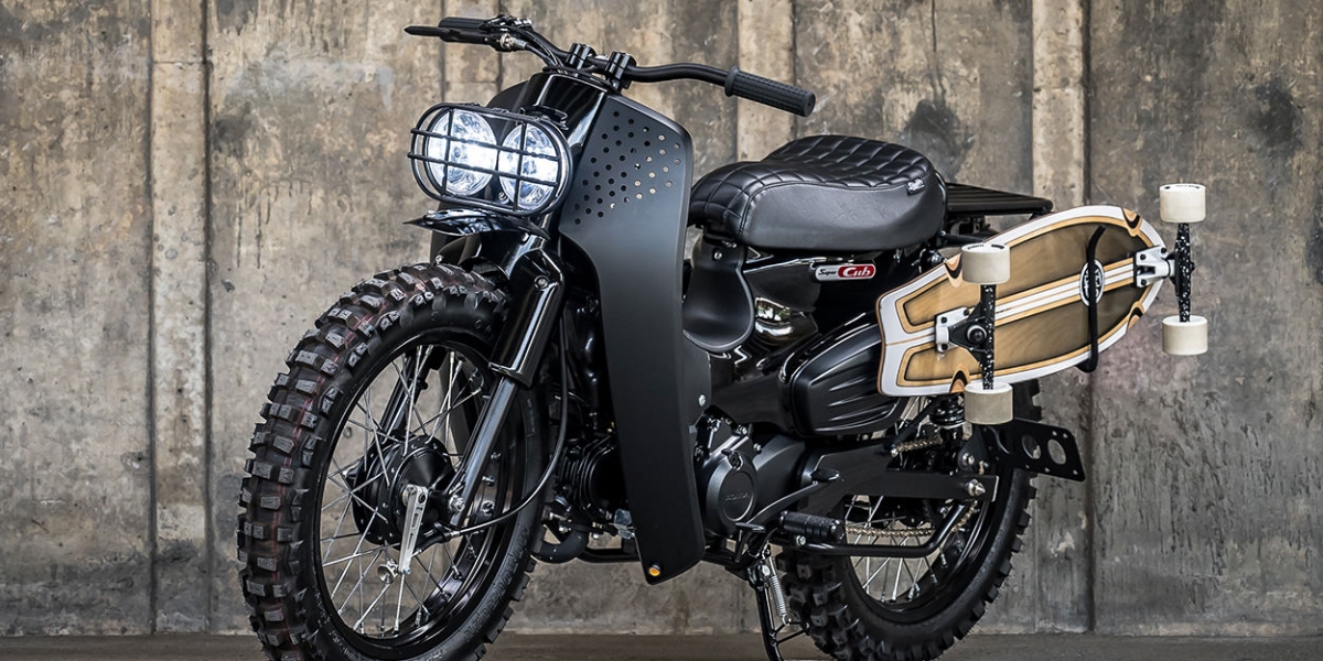 我就雙標仔!圓燈 x 拉力 x 滑板 HONDA SUPER CUB