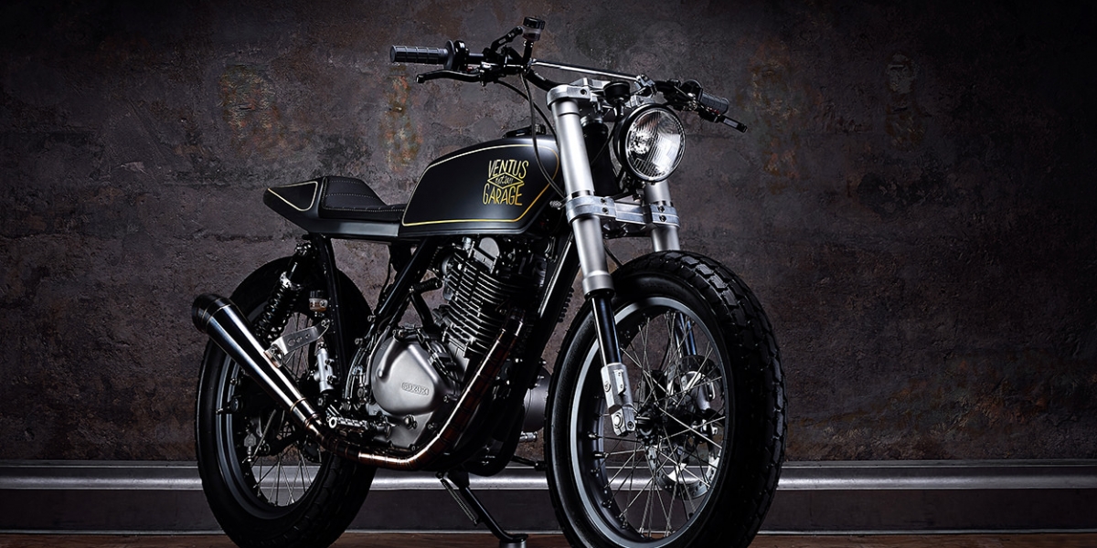 冰山美人的高貴嫵媚-SUZUKI GN400 STREET TRACKER by the Ventus Garage team