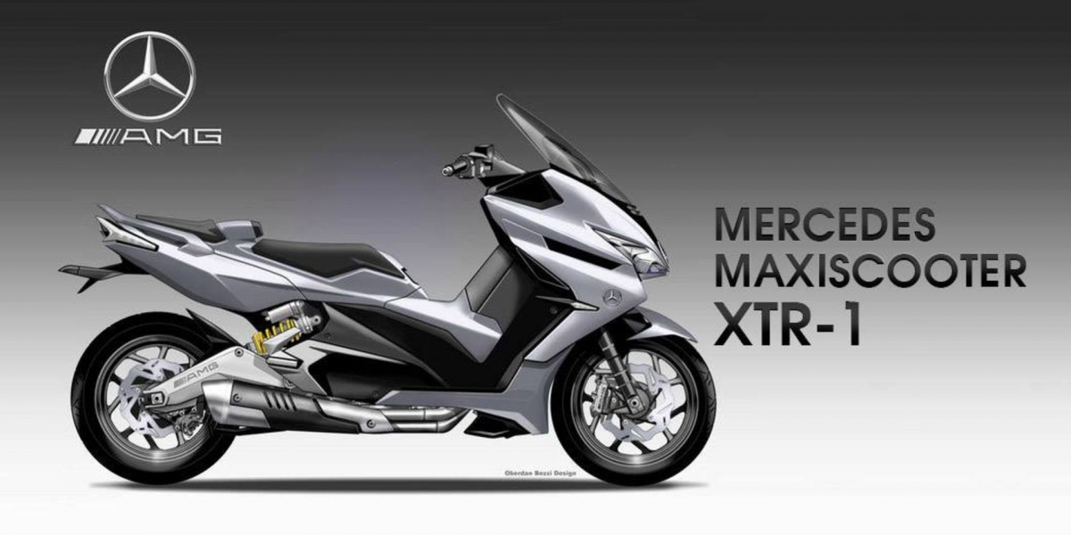 主要假想敵-Yamaha TMAX。Mercedes戰鬥大羊XTR-1即將現身?!