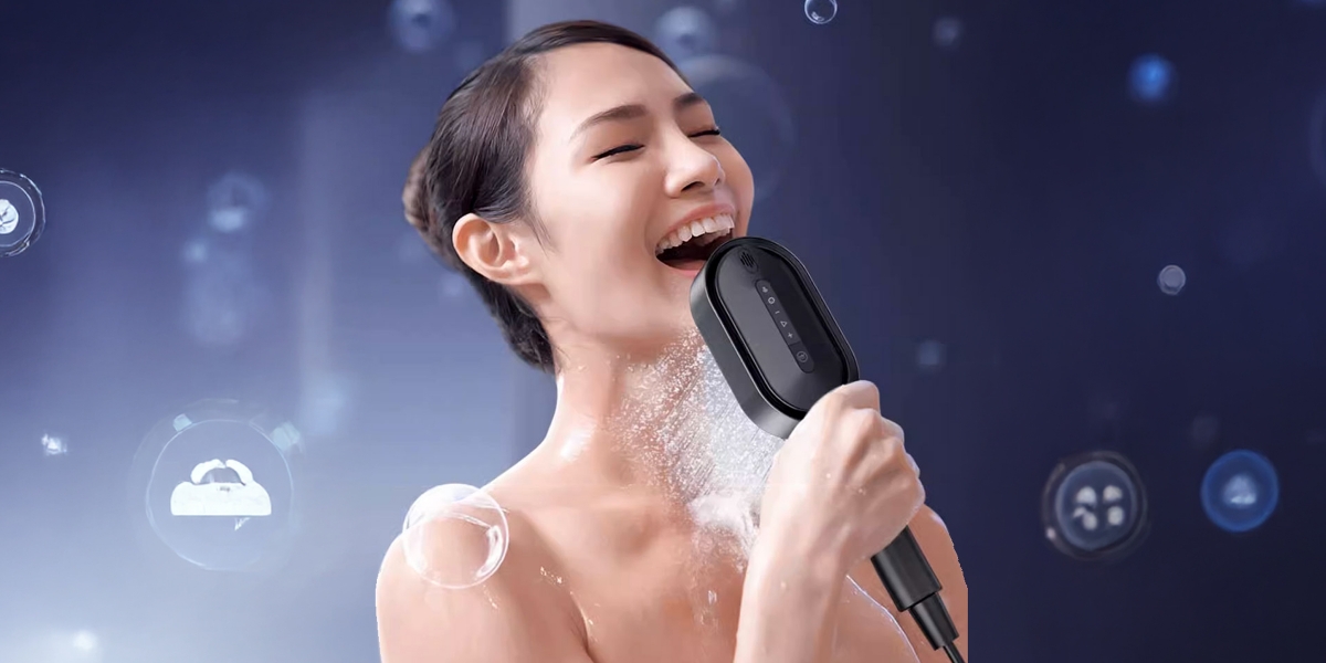 把浴室變成 KTV !JOMOO Xiaomu K8:麥克風蓮蓬頭登場