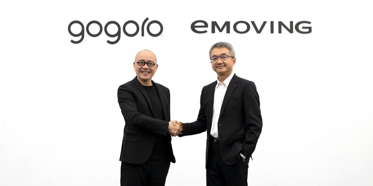 官方新聞稿。eMOVING與GOGORO合作  共創綠色移動新願景