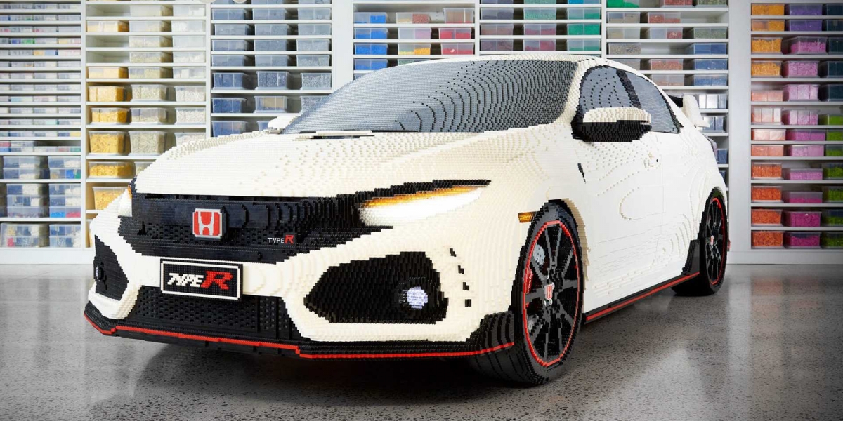 1300多小時、32萬多塊積木1:1組建而成!The LEGO「 HONDA Civic Type R」