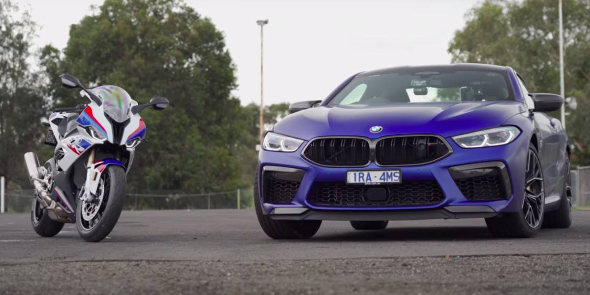 BMW最快的對決!M8 Competition與S1000RR直線比拼!