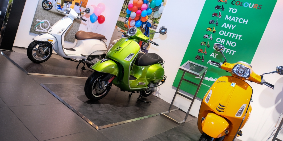 來自米蘭的城市休憩廳。Vespa Motoplex內湖旗艦店開幕!