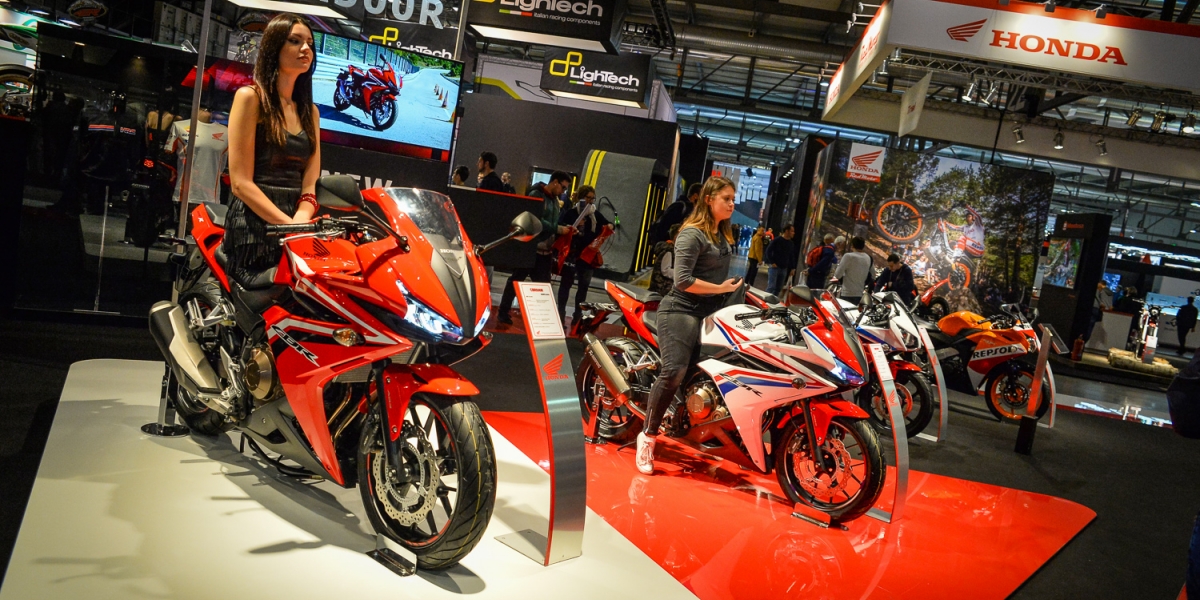 前進米蘭現場。HONDA 展區