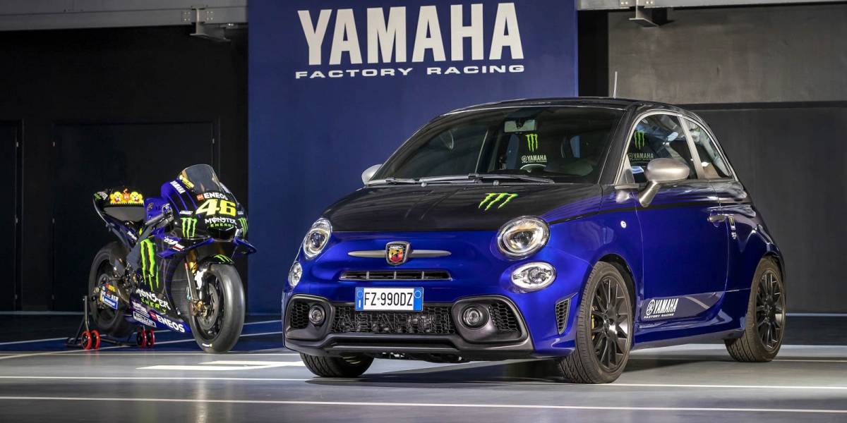 跨界聯名“汽車”,MotoGP彩繪不止勁戰有!ABARTH 595 MONSTER ENERGY YAMAHA