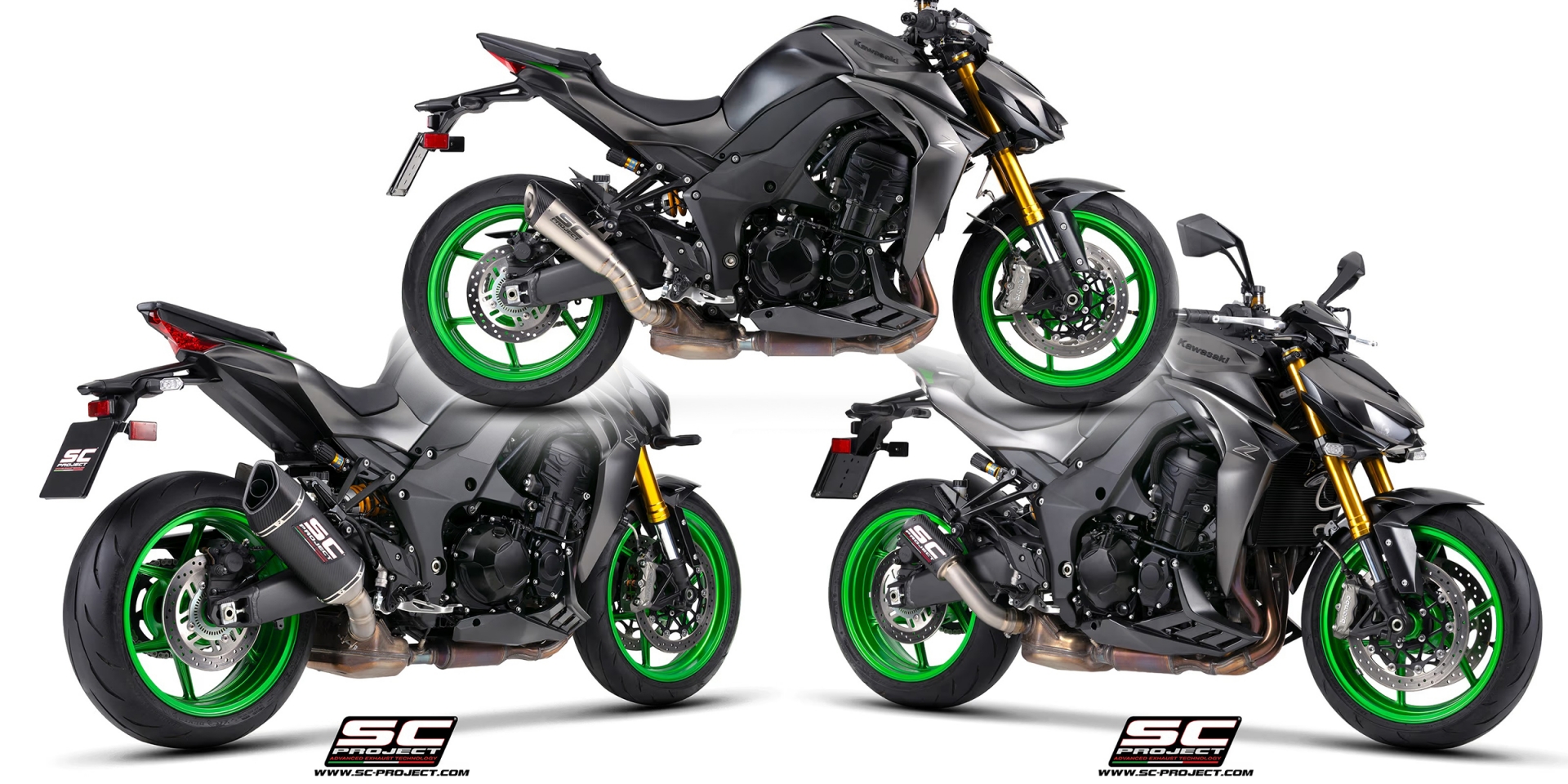 暴力美學再進化！SC-Project 為 Kawasaki Z1100 推出三款 Euro 5+ 專用尾段
