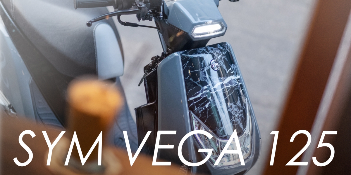 石紋質感點綴,潮流風格更進化。2020 SYM VEGA 125
