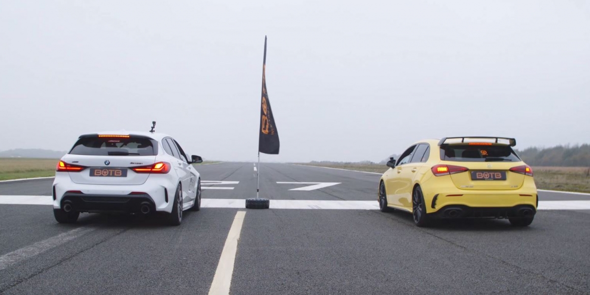 BMW M135i對上Mercedes-Benz A35 誰加速更快?