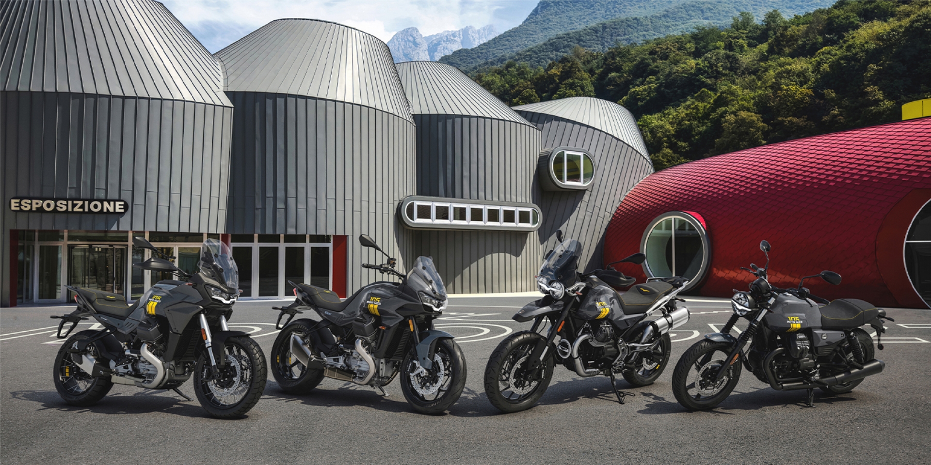 工業美學與百年雄鷹的交會！Moto Guzzi「105th Anniversary」四車系紀念版前衛登場