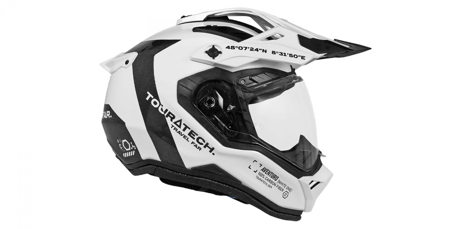 拯救頸椎的極致輕量！Touratech Aventuro Gravel Carbon 頂級探險帽登場，1500克羽量級身段售價 749 歐元