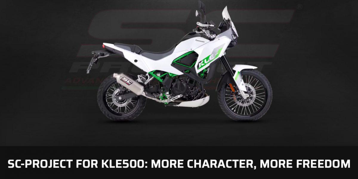 Kawasaki KLE500 迎來 SC-Project 排氣管，五款鈦合金與碳纖維選項