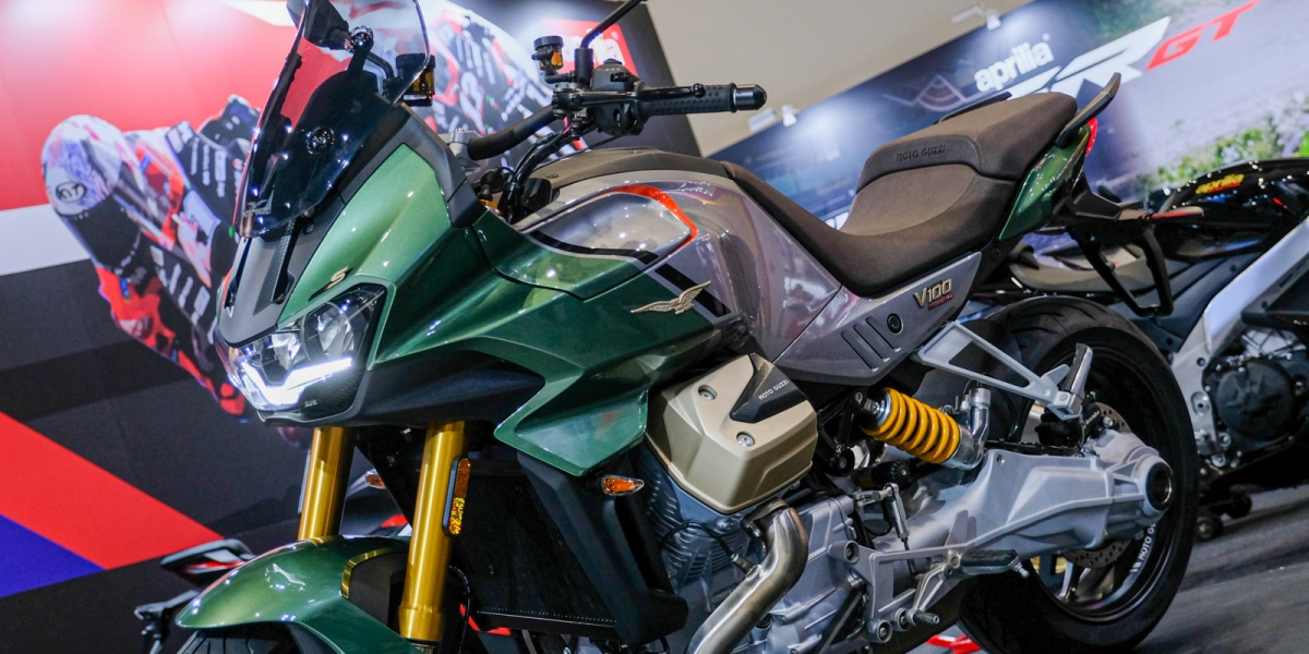 2023 國際重型機車展|主動空力套件、電動風鏡!Moto Guzzi V100 Mandello 台灣現身