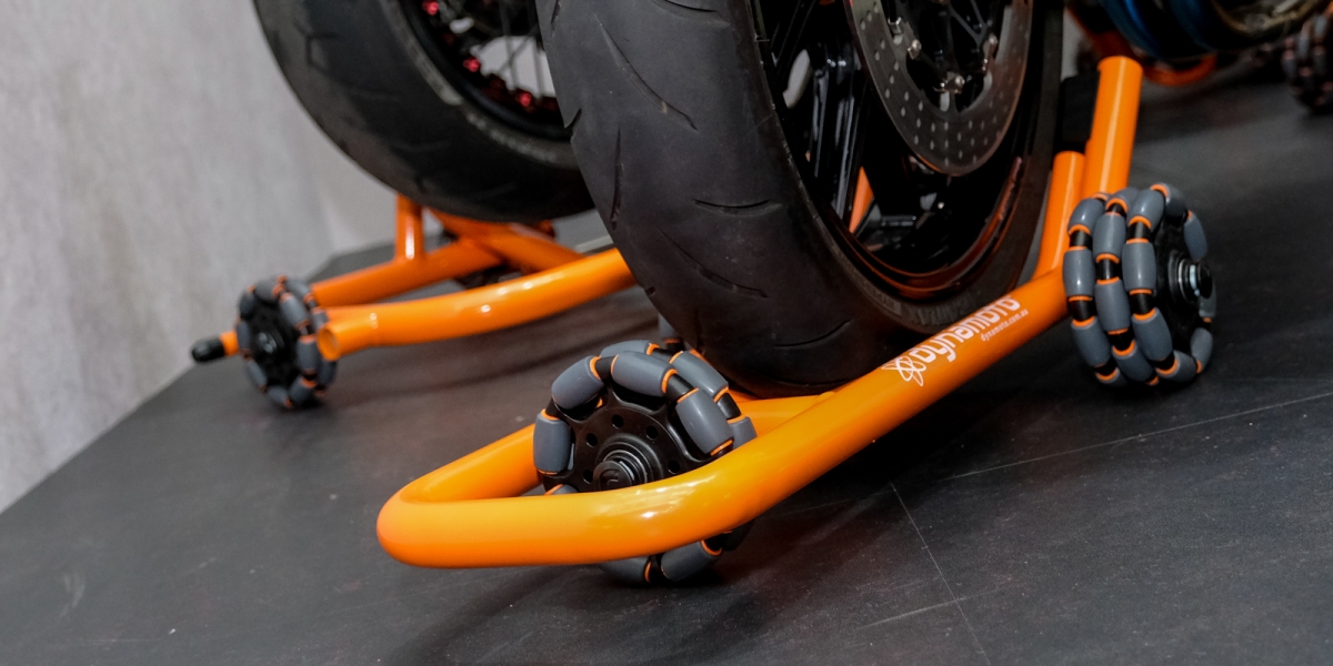 2018機車產業展,Dynamoto移動駐車架,移動零死角