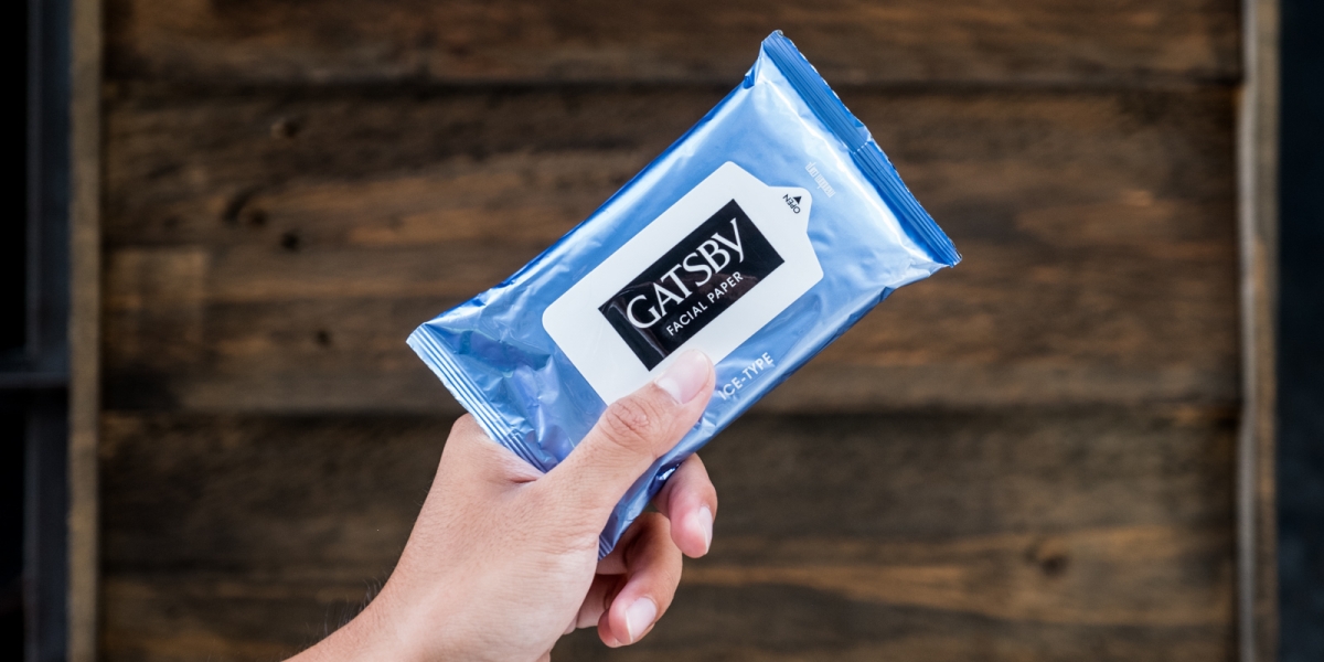 騎車流汗不怕狼狽!夏日出遊的必備神器 GATSBY FACIAL PAPER
