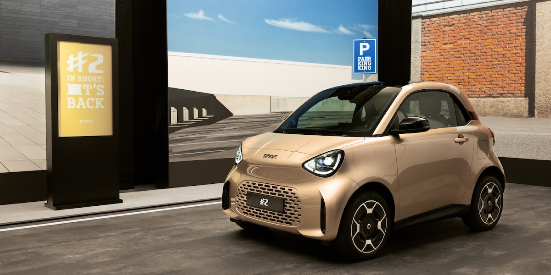 Smart #2 量產版巴黎首演！2746mm 雙座小車回歸，35.8kWh 電池續航 290km