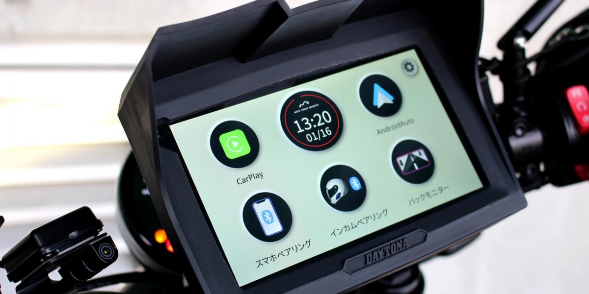 7吋CARPLAY螢幕!Daytona Moto Smart Monitor 大阪車展亮相