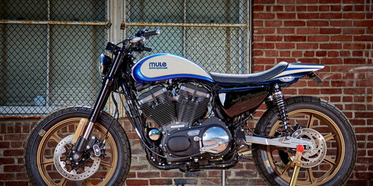 哈雷的哈,很YAMAHA。 HARLEY-DAVIDSON Sportster Street Tracker By Mule Motorcycles