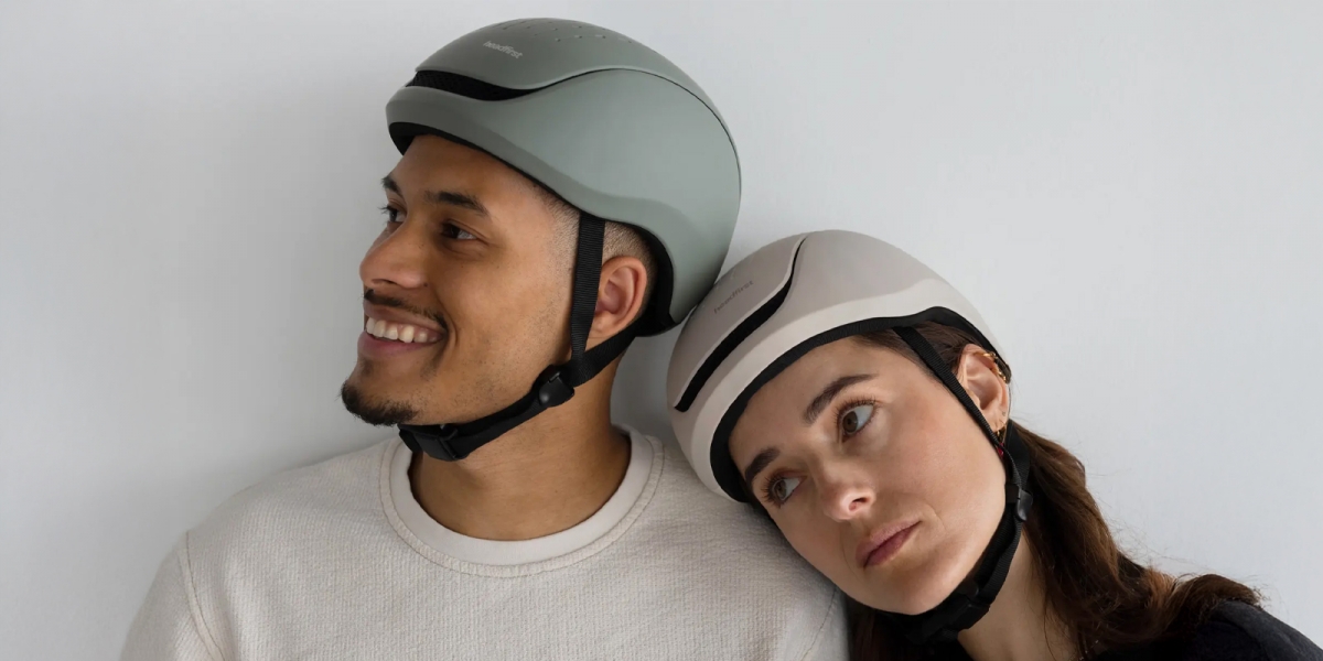 headfirst Echo Pro腳踏車安全帽超狂登場:完美貼合頭型、多次撞擊照樣硬!2025 Kickstarter火熱募資中!