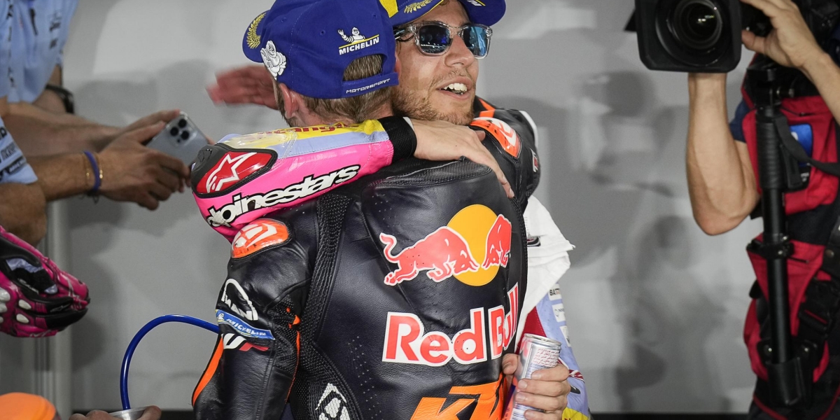 KTM首戰就上頒獎台!Brad Binder:我知道我沒有機會追上Bastianini,我能做的就是不要失誤!