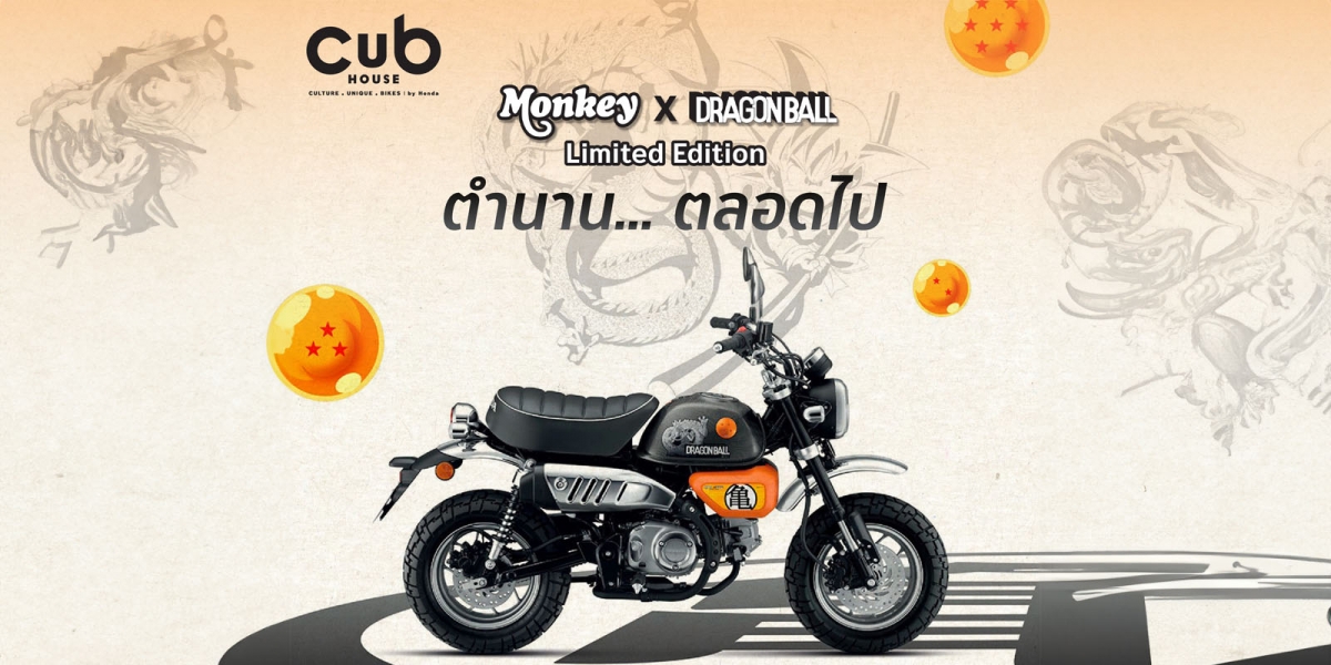 弔念七龍珠作者鳥山明!Cub House貼出Monkey 125 x Dragon Ball 特仕版,經典聯名有望重新上市?