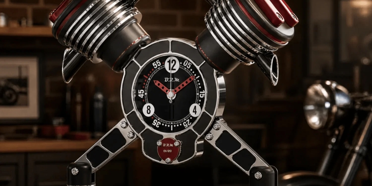 B.R.M. 推出 V-Twin 機械鐘，售價約 NT$19.9 萬比 Honda GB350S 還貴