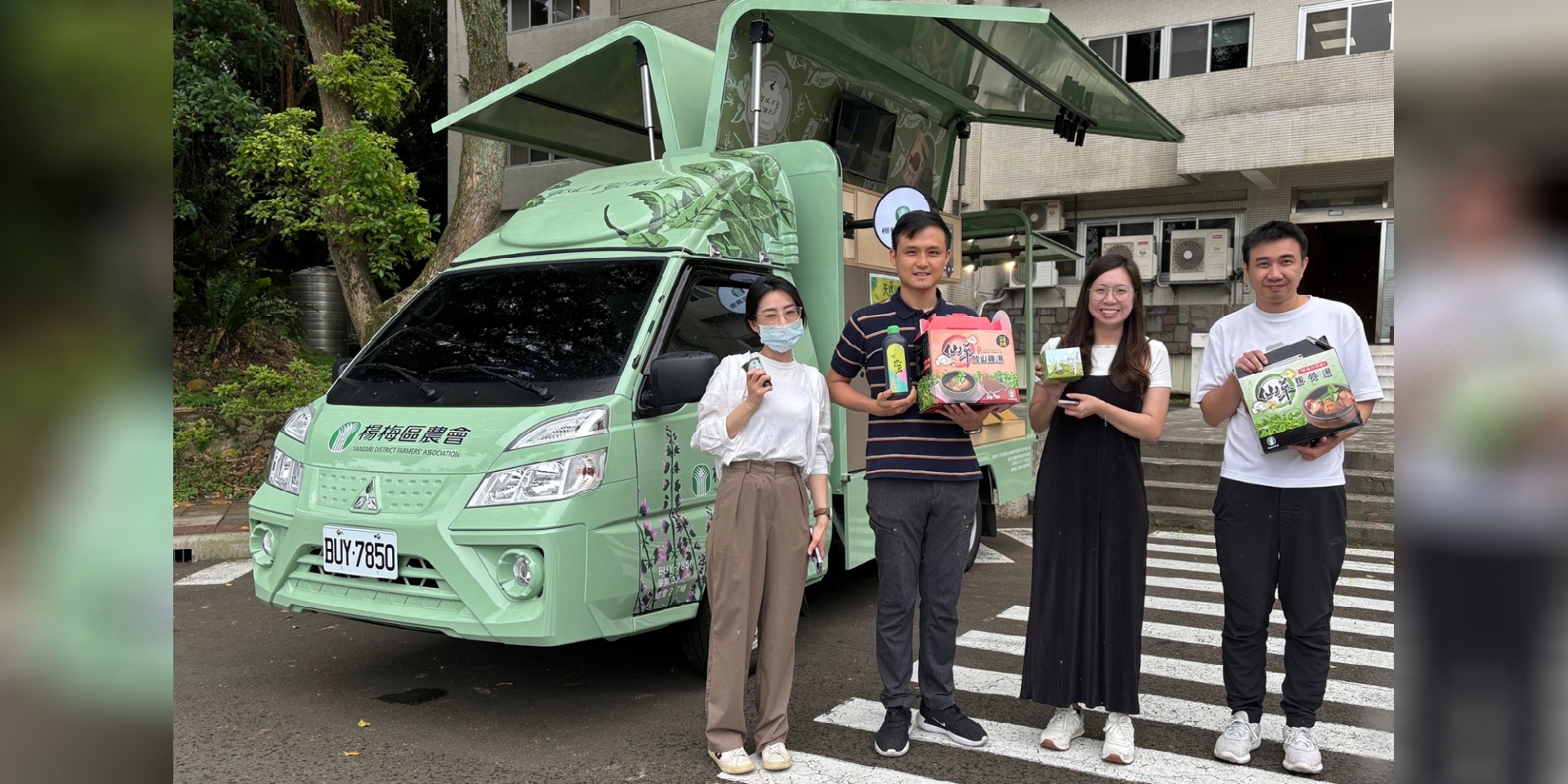 桃園好農  14台得利卡行動直銷車加入推廣行列