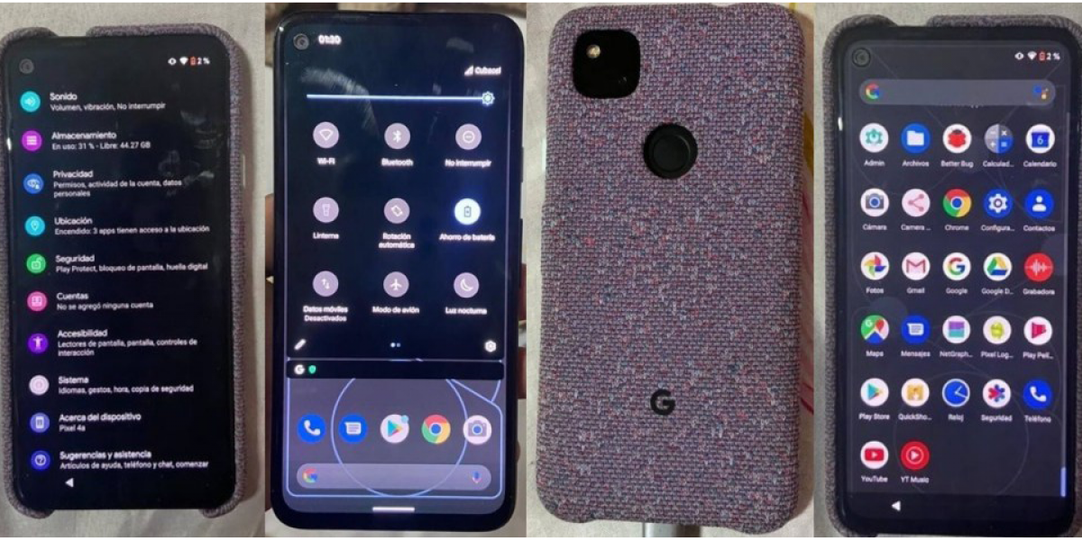 Google Pixel 4a實體照外流,開孔式全面板螢幕!