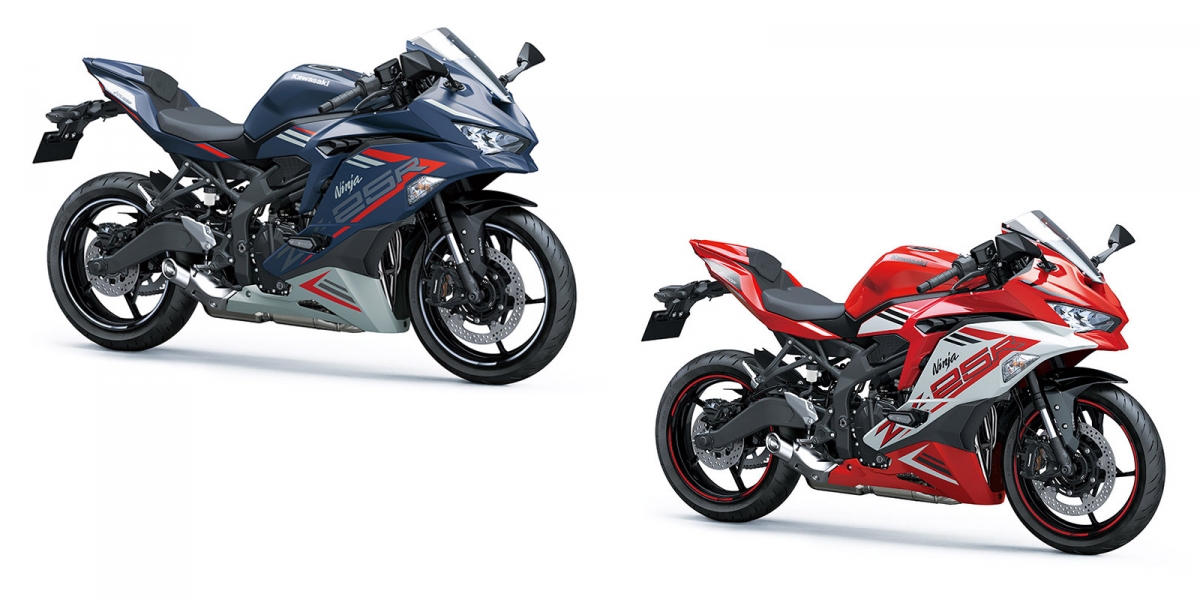 低調暮光藍、搶眼熱焰紅。KAWASAKI ZX-25R 2022新色亮相!