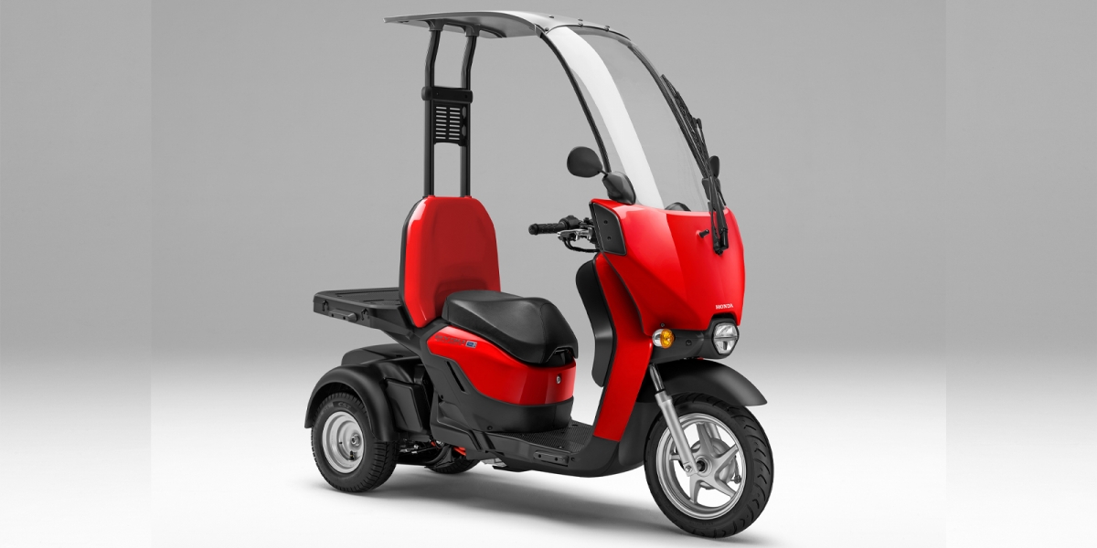 頂棚三輪換電商車!HONDA GYRO CANOPY e: 海外發表