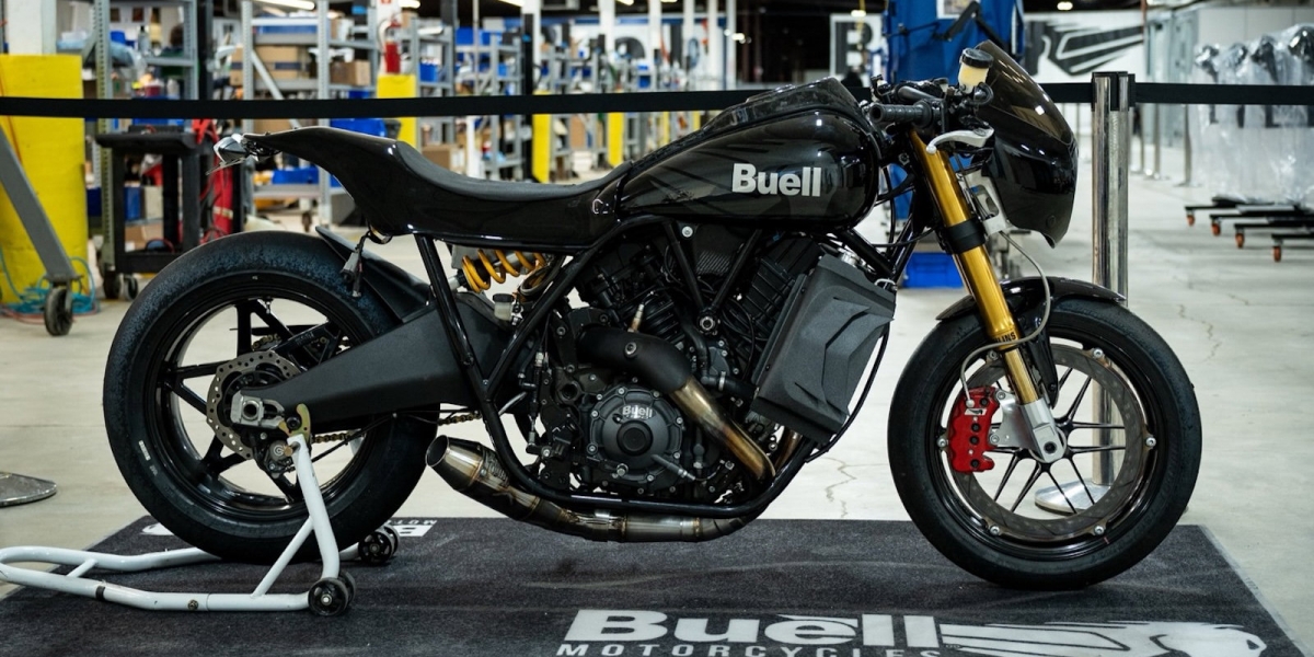 Buell Super Cruiser 化身 173hp 碳纖 Cafe Racer，可惜只做展示