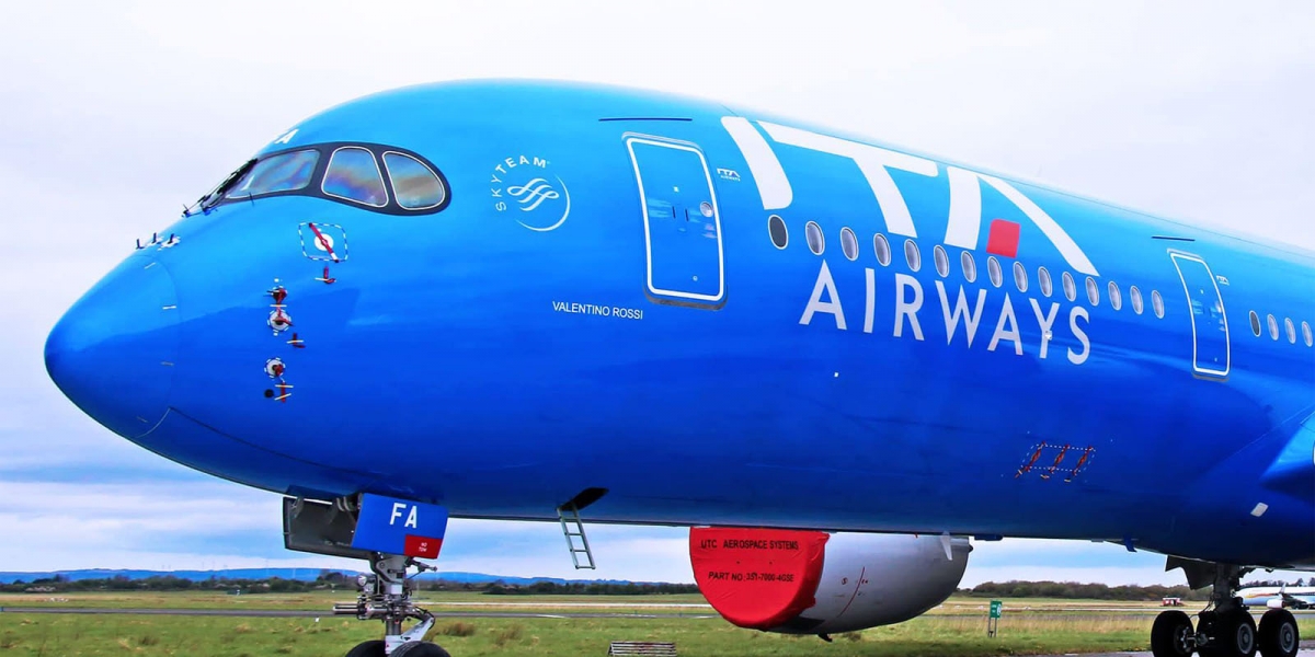 以Rossi為名翱翔天際!ITA Airways推出Valentino Rossi客機塗裝