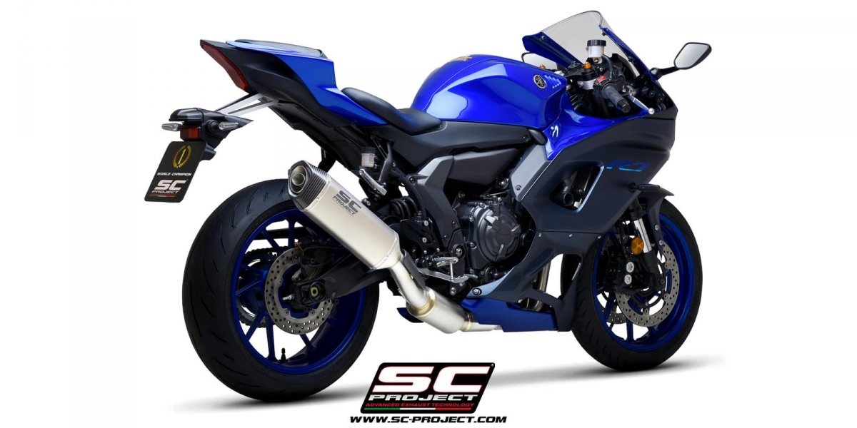 花四萬幫R7減2公斤!SC Project推出YZF-R7改裝排氣管