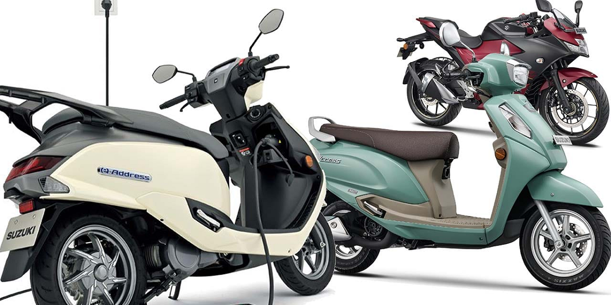 三款不同動力車型一次登場!Suzuki e-Address、Address 125、Gixxer 250於巴拉特國際車展正式亮相