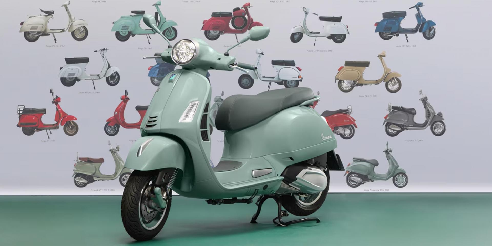 羅馬假期的時空旅人：Vespa GTS 80TH 以 1946 年初衷之色淬鍊八十載浪漫