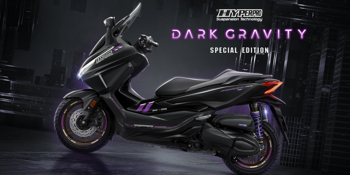 黑紫塗裝、懸吊升級!Honda Forza 350 Dark Gravity Special Edition 泰國發表