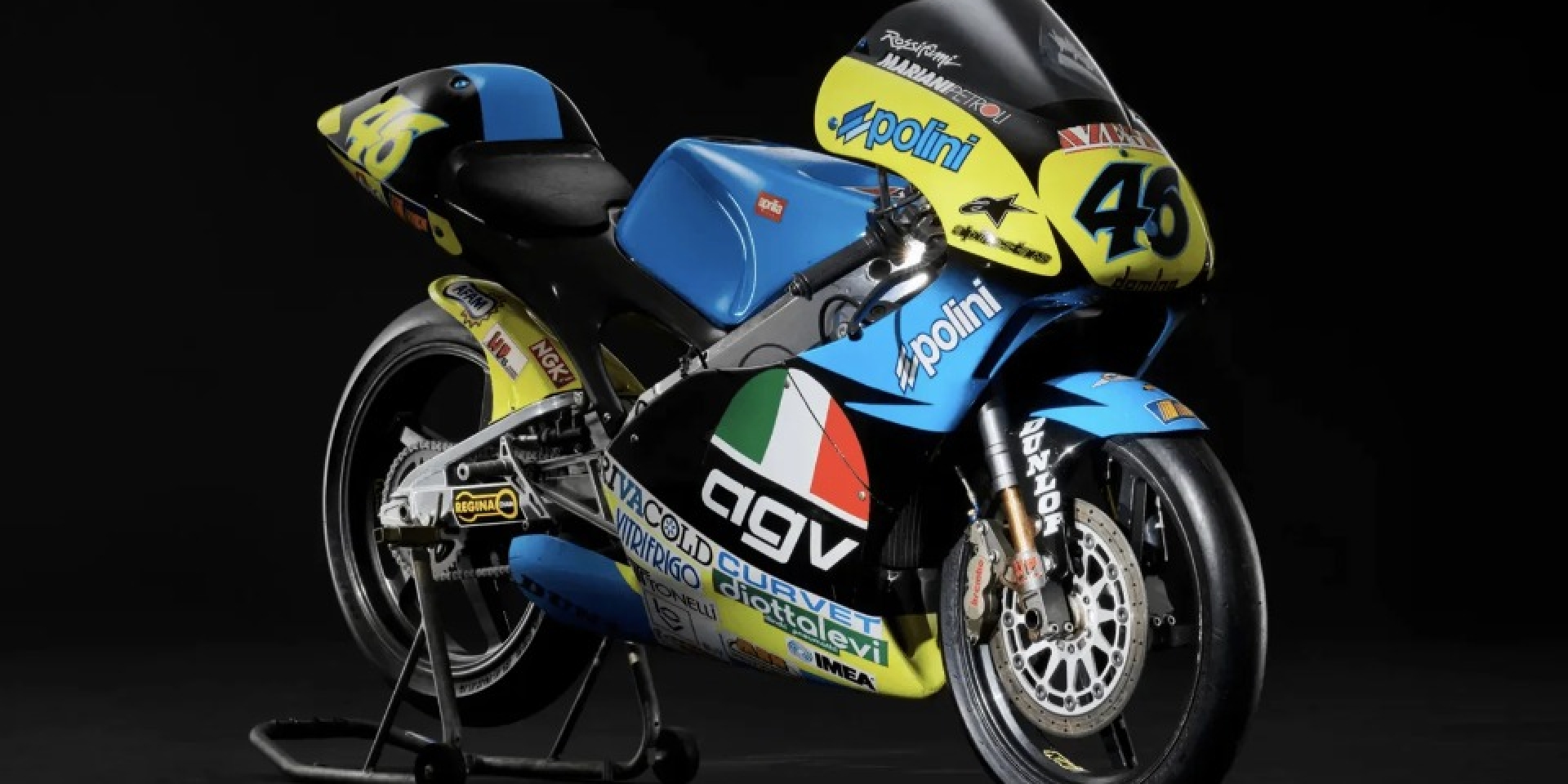 羅西「第一勝」戰駒開拍！1996 Aprilia RS125R 無底價，估價 NT$350萬起
