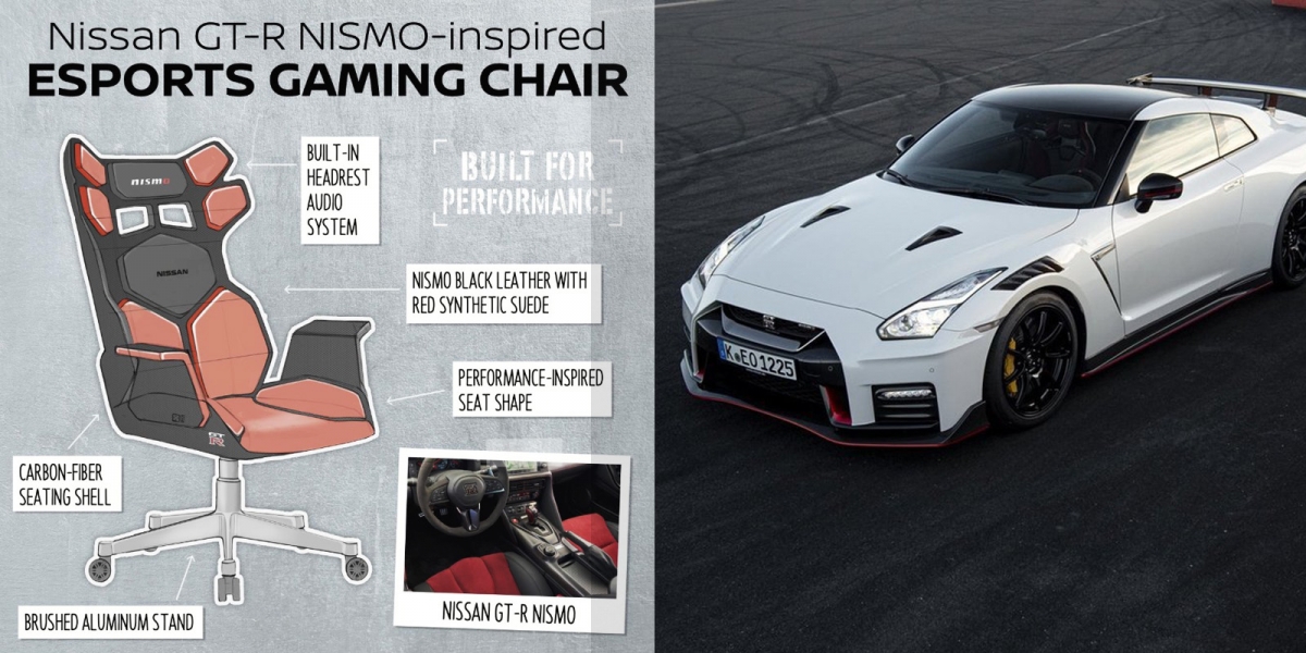 老爸,我要買GT-R!NISSAN GT-R NISMO電競座椅概念圖流出