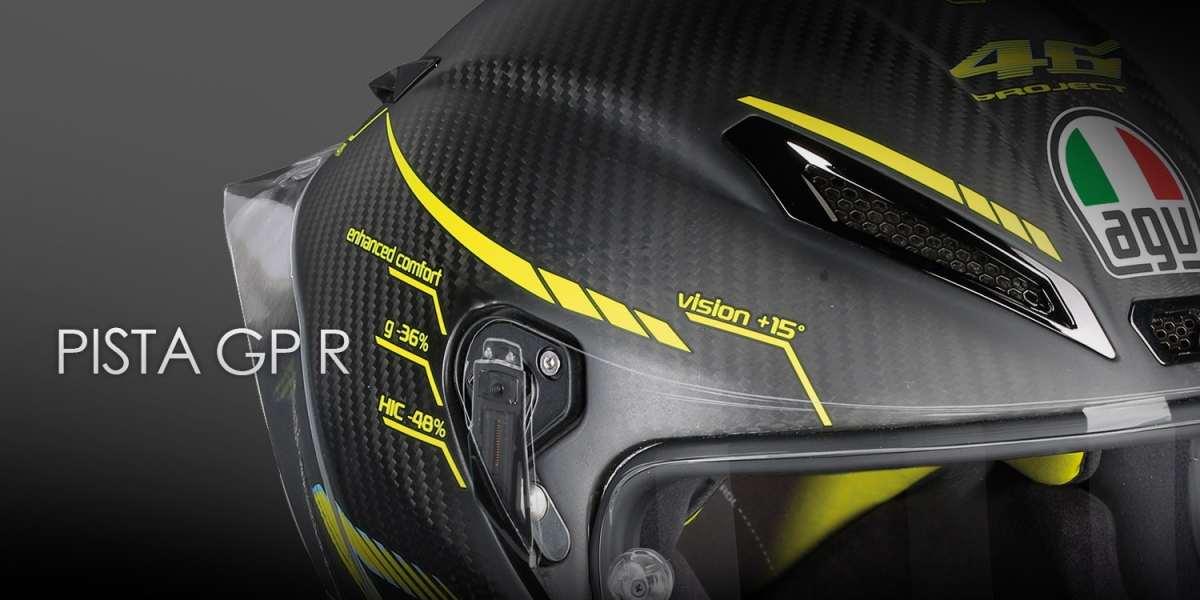 為賽道而生。AGV全新競賽級安全帽PISTA GP R