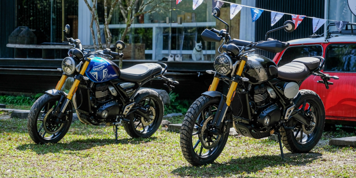 英倫黃牌雙車25.3萬起!TRIUMPH SPEED 400/SCRAMBLER 400 X 台灣發表