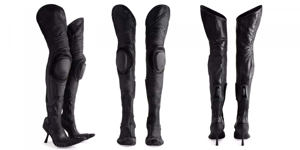280,000台幣買時尚車靴?Balenciaga 推出「Biker 90MM Over-The-Knee Boots」
