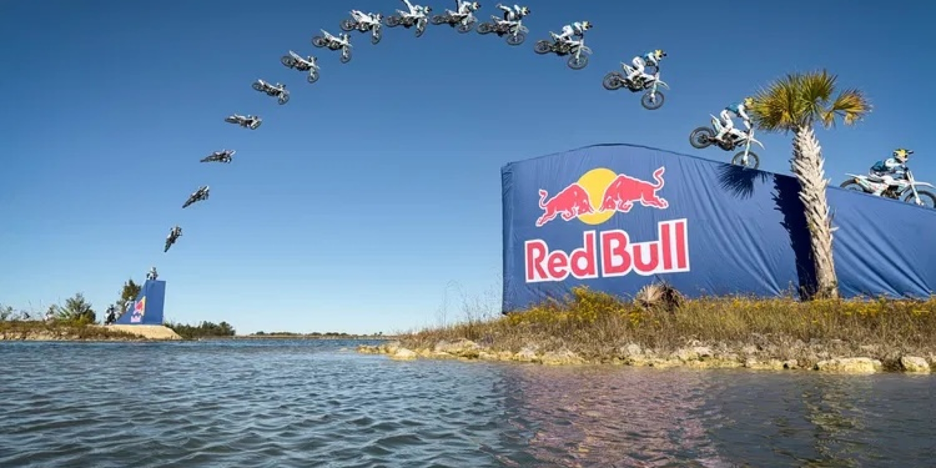 把佛羅里達群島當跳台！Tyler Bereman 騎越野車飛越半英里海面，失誤就下海