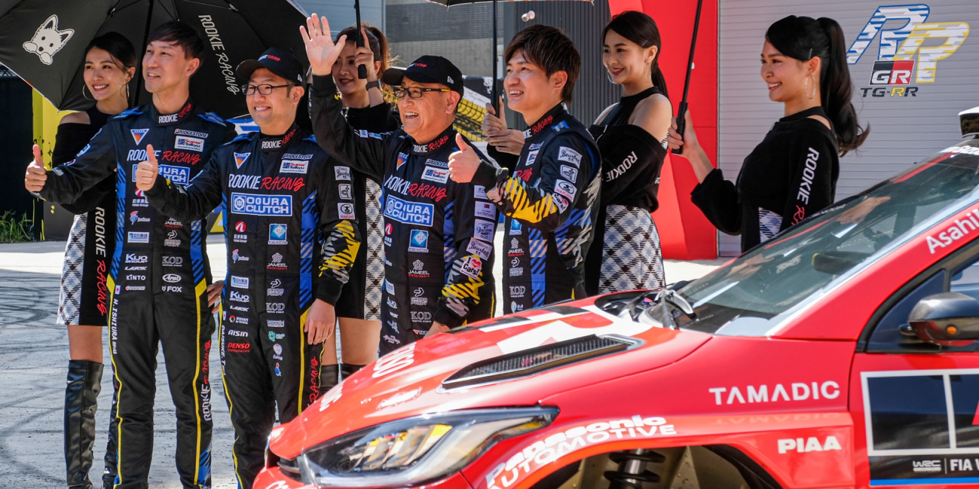 豐田章男會長化身 MORIZO 驚喜現身台灣 TOYOTA GR GARAGE 開幕式， 攜手車隊迎來 ROOKIE Racing 首間海外合作據點