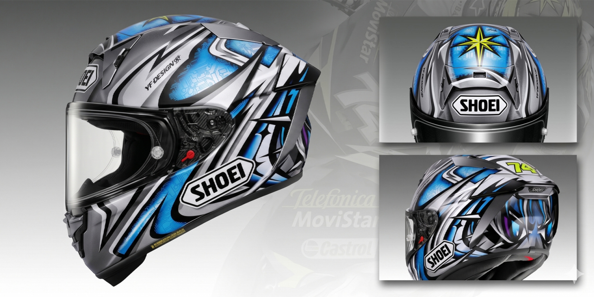 永遠的 74 號傳奇！SHOEI X-Fifteen DAIJIRO 新色登場，銀藍質感與戰鬥力並重