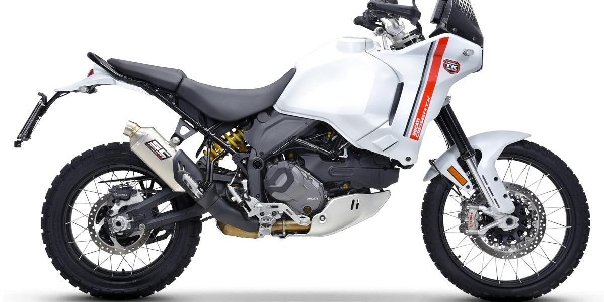 馬力提升1.5hp、重量輕一半 ! SC Project 推出DUCATI DesertX 鈦合金排氣管