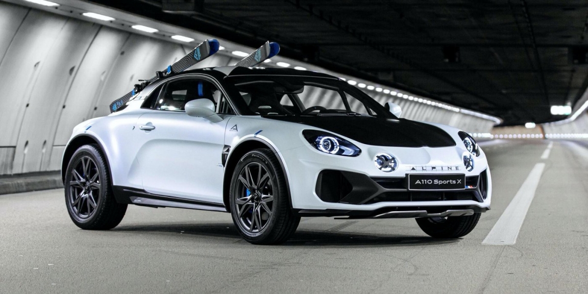 開跑車上山,Alpine A110 SportsX帶你去滑雪