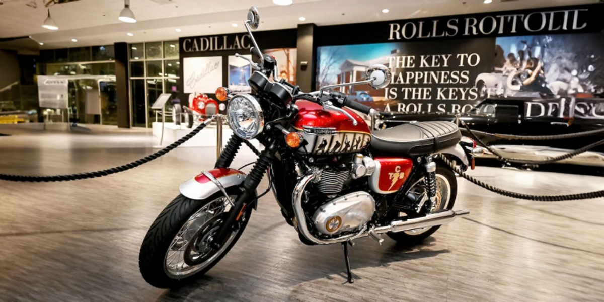 致敬貓王!Triumph Bonneville T120「Elvis Presley」特仕版 20,000 美元拍賣中