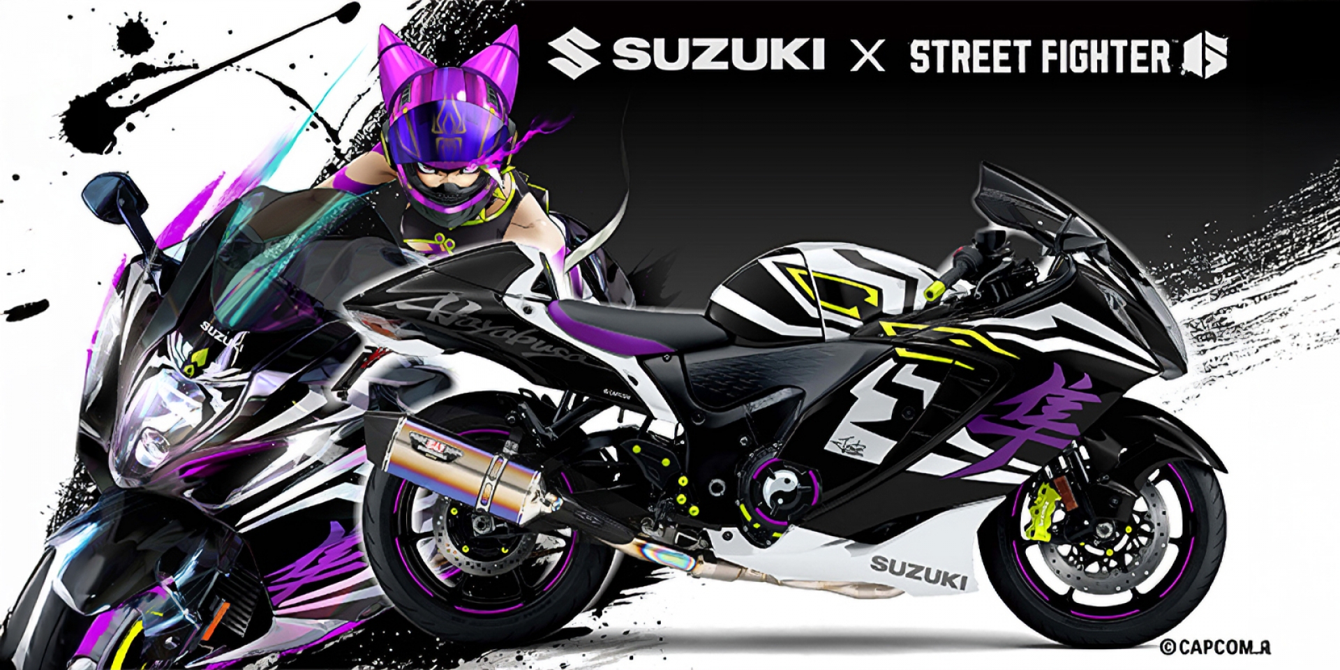 韓蛛俐暴力降臨！SUZUKI 推出《快打旋風 6》聯名版 Hayabusa 噴發惡女本色